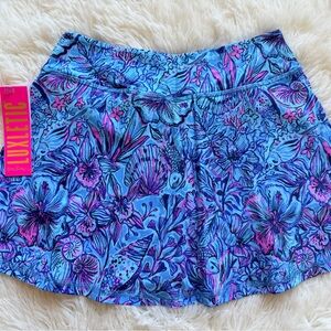 Gorgeous new with tag Lilly Pulitzer Purple, Teal & Pink tennis Skort